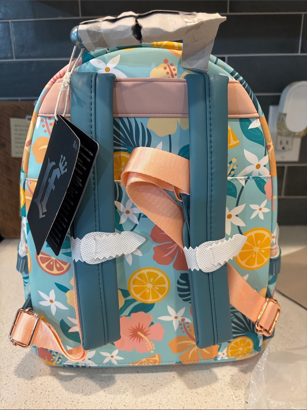 Loungefly Lemon Larger Size Backpack NWT - Picture 5 of 6
